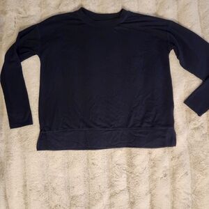 Lucky Brand Classic Navy Crewneck Sweater